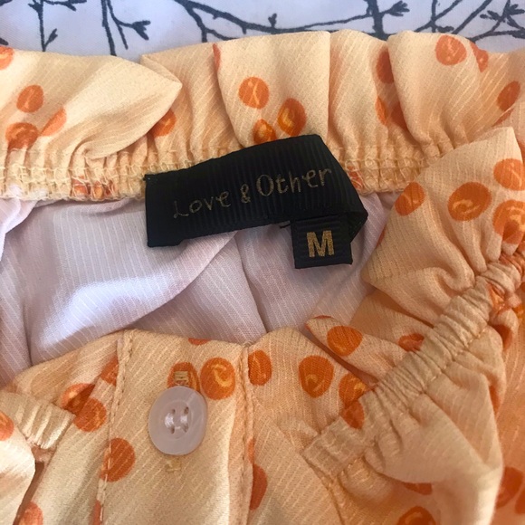 Cottagecore Yellow Summer Picnic Cute Top, Size M - Picture 4 of 5